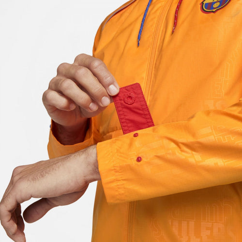 Veste Coupe-Vent FC Barcelone - Orange - Footkorner