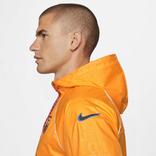 Veste Coupe-Vent FC Barcelone - Orange - Footkorner