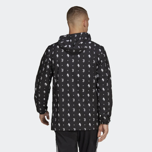 Chaqueta cortavientos Juventus 2022/2023 - Negro/Blanco - Footkorner