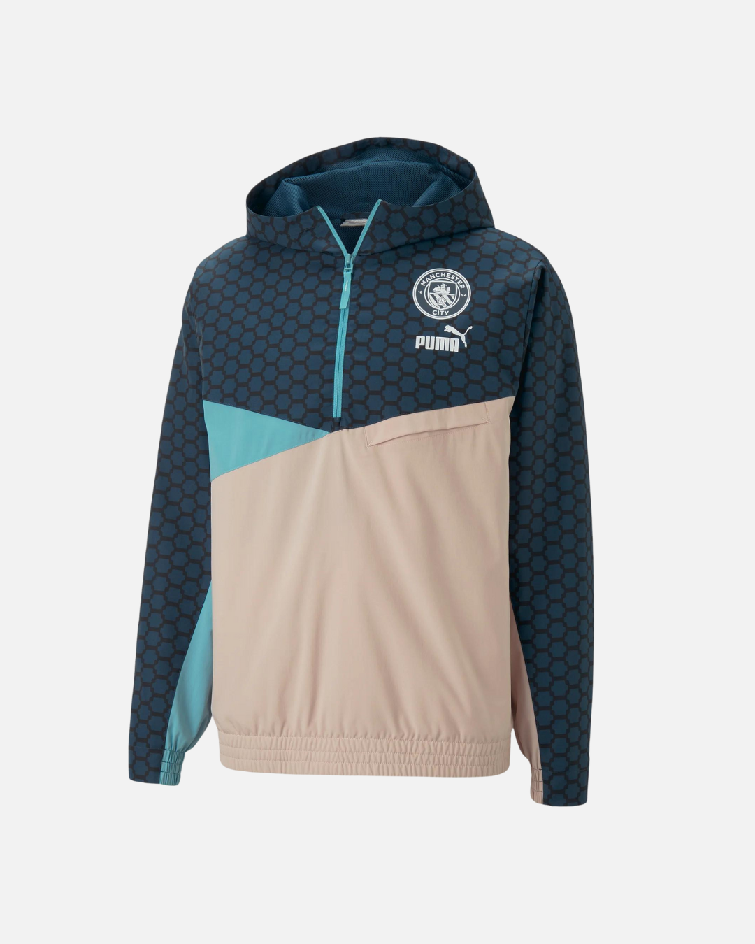 Manchester City Windjacke 2022/2023 – Blau/Beige