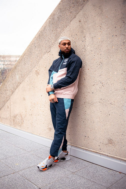 Giacca a vento del Manchester City - Blu/Beige - Footkorner