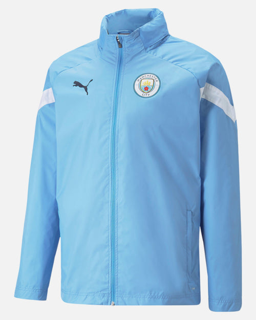 Manchester City Windbreaker Jacket - Blue/White - Footkorner