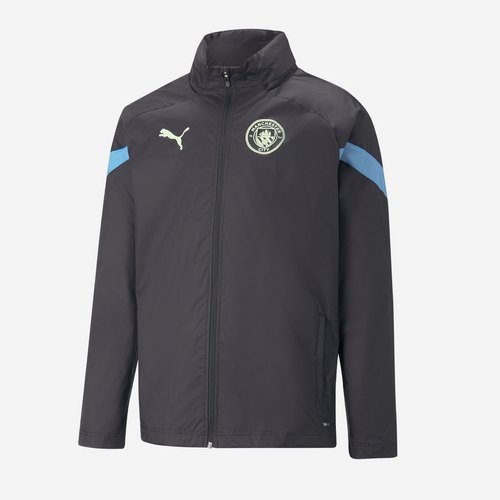 Veste Coupe Vent Manchester City - Noir/Bleu - Footkorner