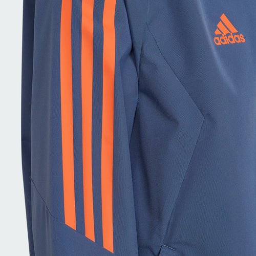 Manchester United Juniors Windbreaker Jacket 2022/2023 - Blue/Orange - Footkorner