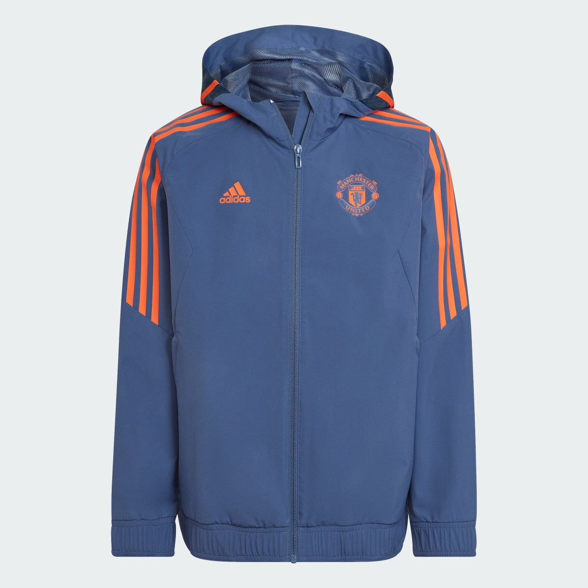 Manchester United Juniors Windbreaker Jacket 2022/2023 - Blue/Orange