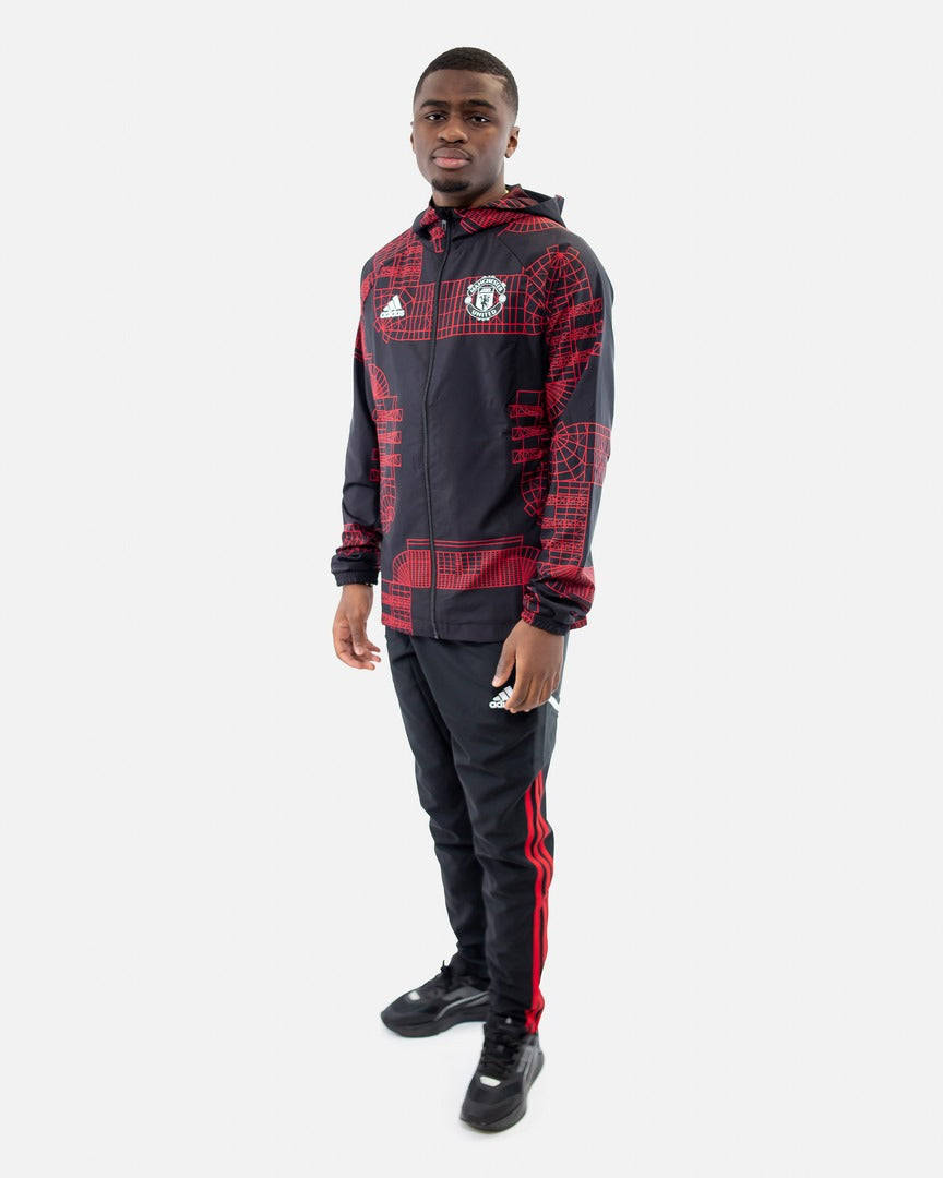 FootkornerManchester United 2023 Windbreaker - Black/Red
