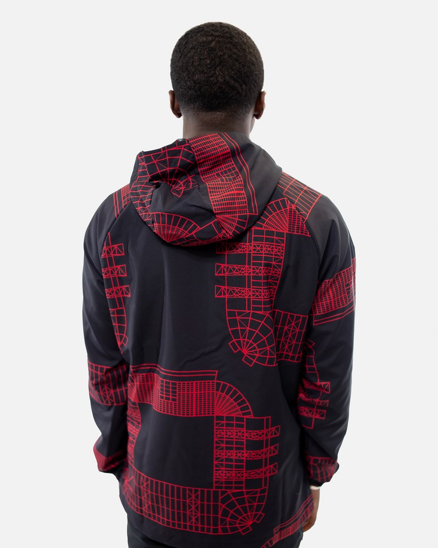 FootkornerManchester United 2023 Windbreaker - Black/Red