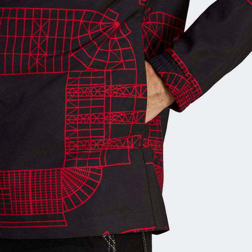 Manchester United 2023 Windbreaker - Black/Red - Footkorner