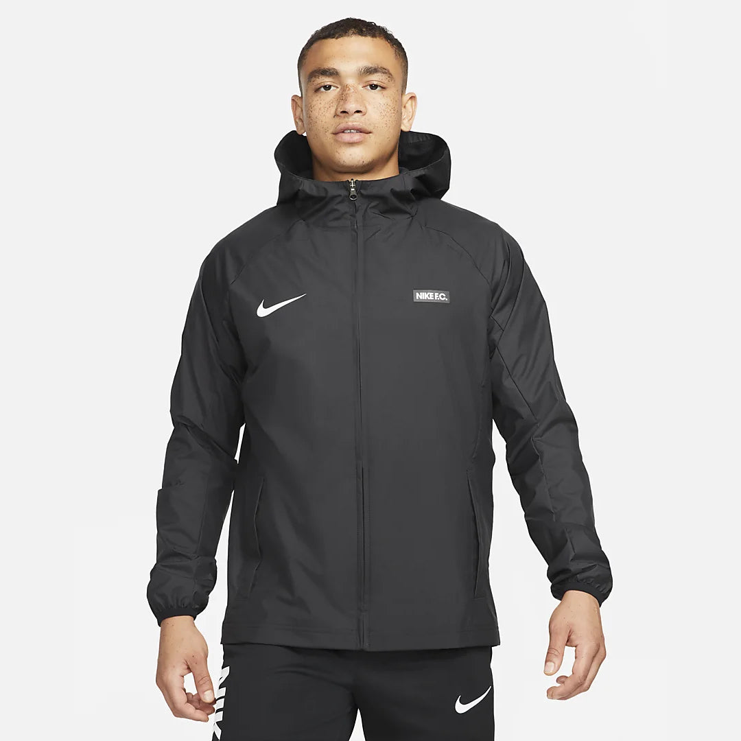 Veste coupe-vent Nike FC - Noir