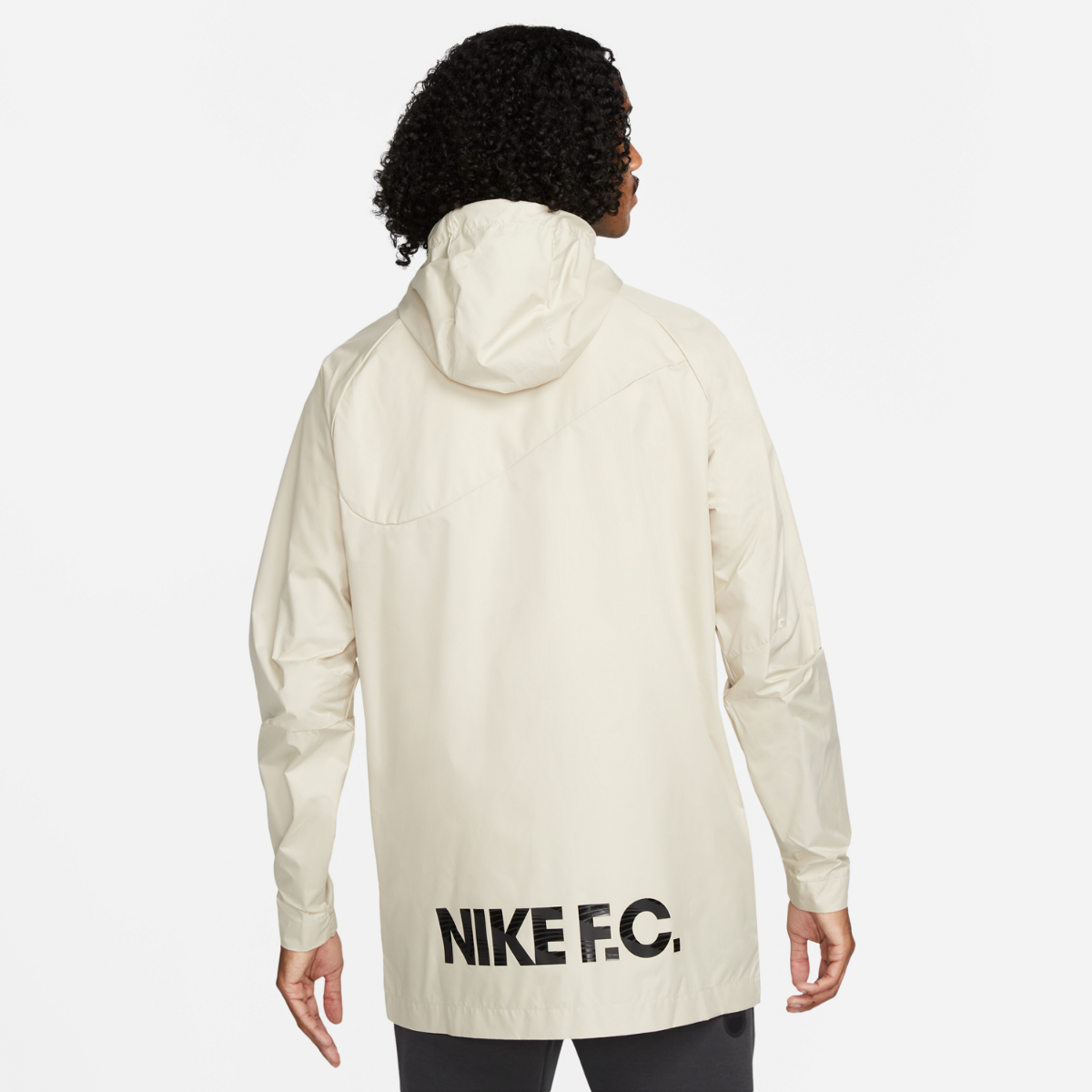FootkornerNike FC Storm-Fit Windbreaker Jacket - Beige/Black