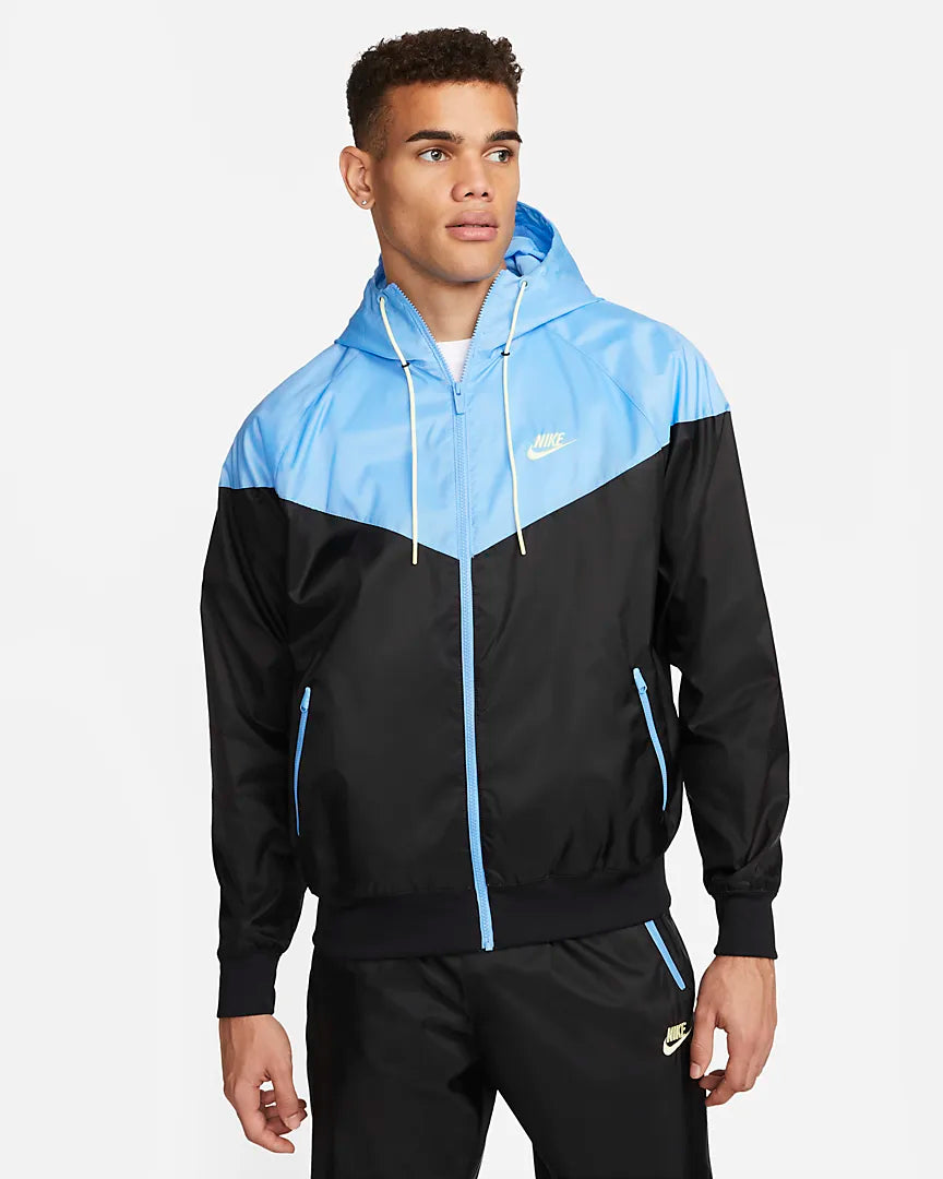 Cortavientos Nike Sportswear Windrunner - Negro/Azul