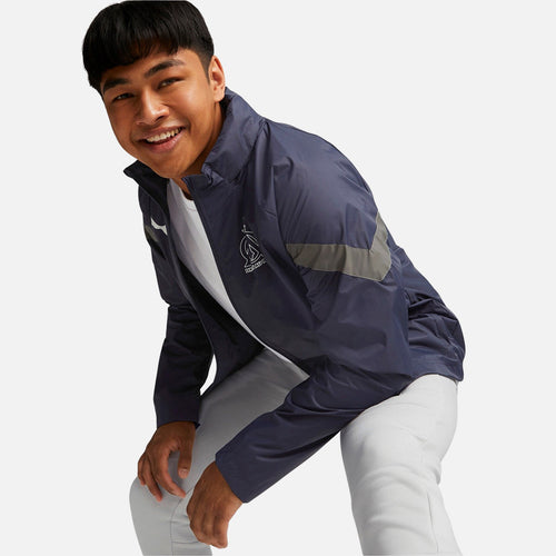 OM Windbreaker Jacket - Grey/Khaki/White - Footkorner