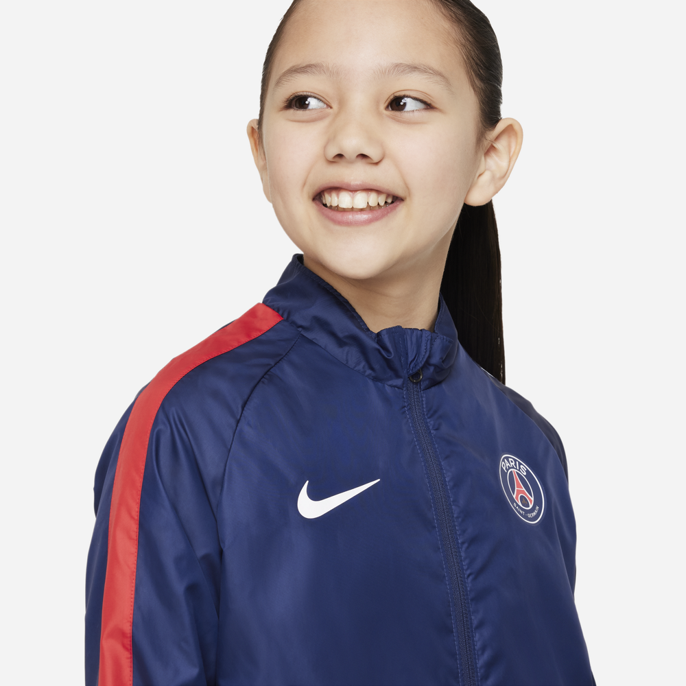 FootkornerPSG Junior Windjacke 2022/2023 – Blau/Weiß/Rot