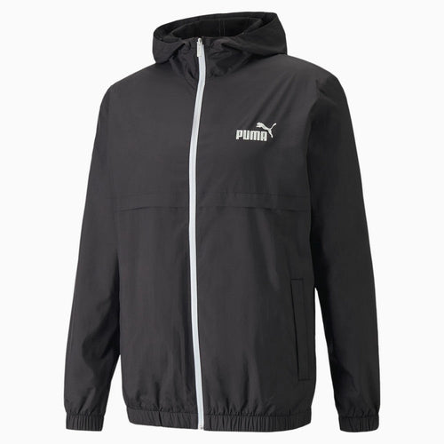 Puma Essentials Solid Windjacke – Schwarz/Weiß - Footkorner