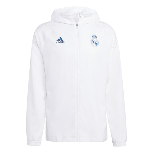 Real Madrid Windbreaker Jacket - White/Blue - Footkorner
