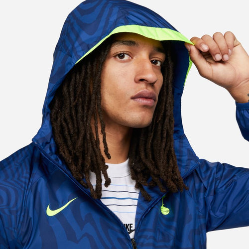 Tottenham Hotspur Windbreaker Jacket 2022/2023 - Blue/Yellow - Footkorner