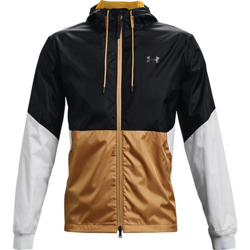 Under Armor UA Legacy Windbreaker Jacket - Black/White/Orange - Footkorner