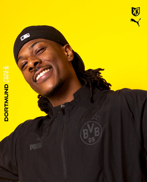 Chaqueta de chándal Dortmund - Negro - Footkorner