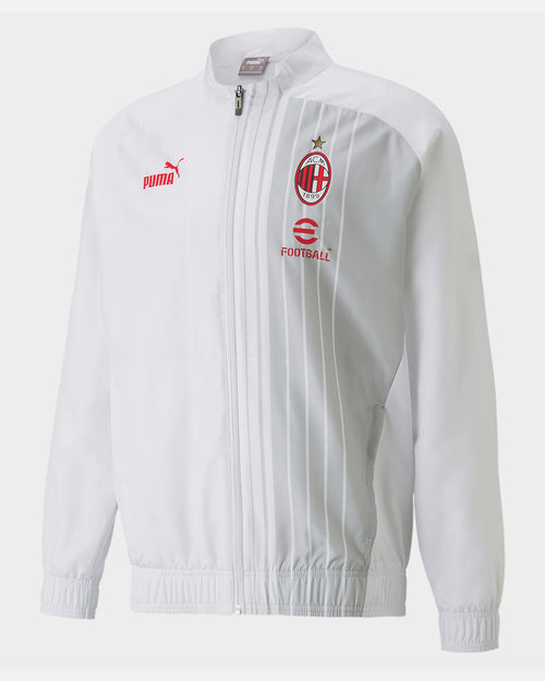 Chaqueta deportiva AC Milan 2022/2023 - Blanco/Gris/Rojo - Footkorner