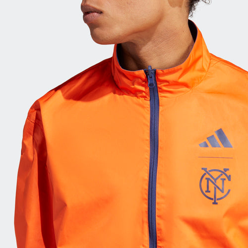 New York City FC Tracksuit Jacket - Blue/Orange - Footkorner
