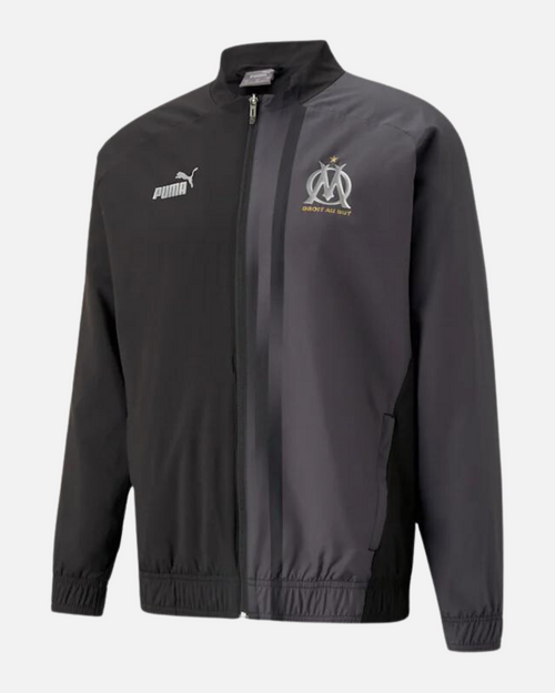 OM 2022/2023 Trainingsjacke – Schwarz/Weiß - Footkorner