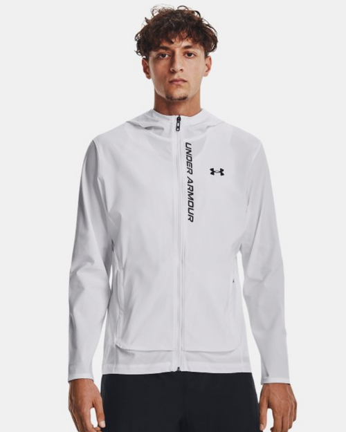Under Armour Lauf-Trainingsjacke Outrun The Storm - Weiß - Footkorner