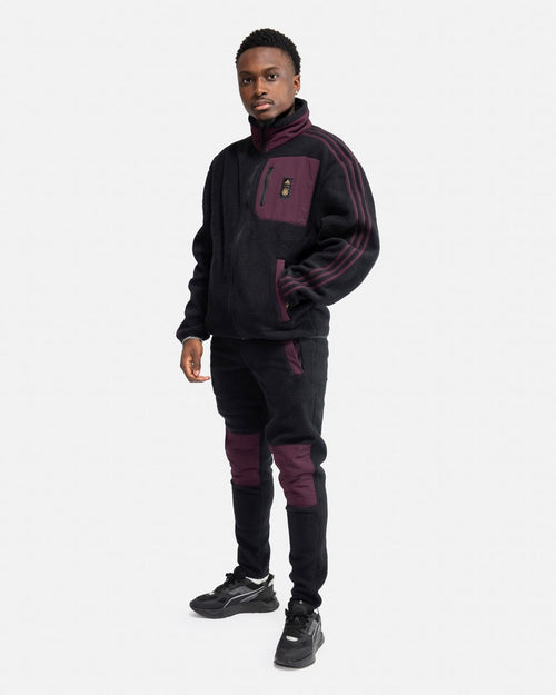 Germany Training Jacket - Black/Burgundy  - Footkorner