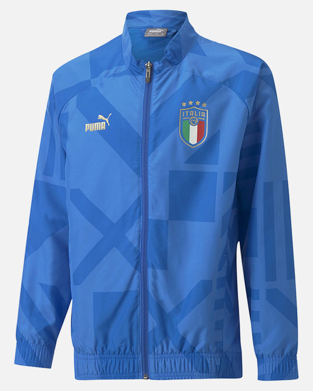 Italien Junior-Trainingsjacke – Blau