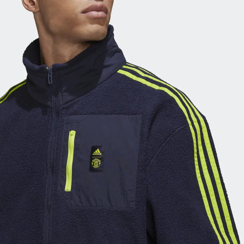 Giacca da allenamento del Manchester United - Blu/Giallo - Footkorner