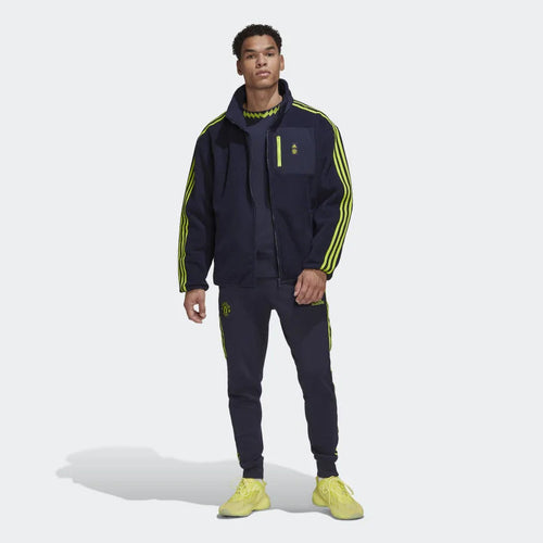 Giacca da allenamento del Manchester United - Blu/Giallo - Footkorner