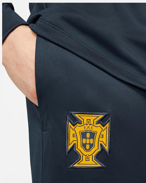 Portugal Strike Tracksuit - Blue/Gold - Footkorner