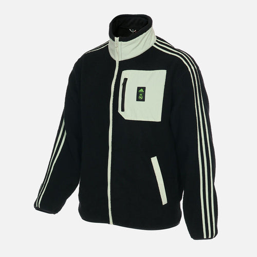 Real Madrid Training Jacket - Black/Beige/Green  - Footkorner