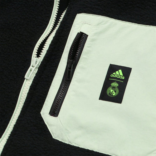 Real Madrid Training Jacket - Black/Beige/Green  - Footkorner