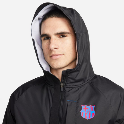 FC Barcelona Jacket 2022/2023 - Black/White - Footkorner