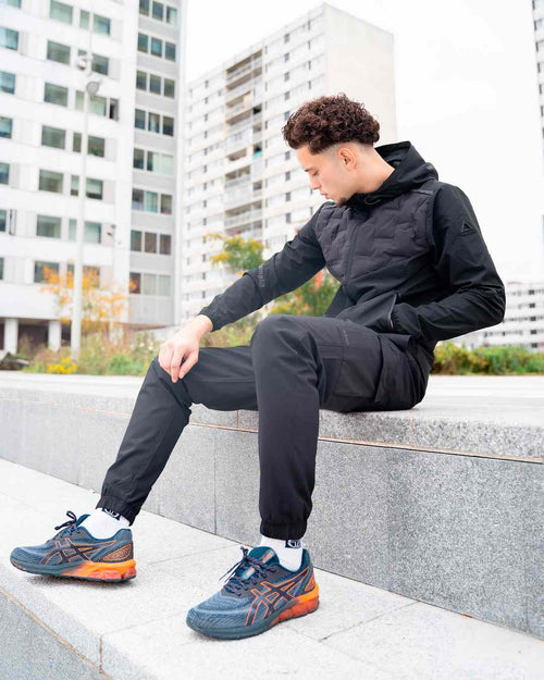 Giacca imbottita Scampia Running Niro - Nero - Footkorner