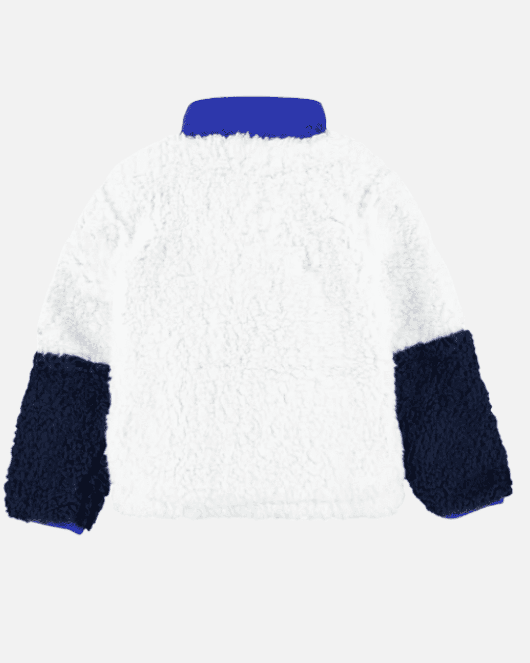 Nike Sherpa Jacke Kinder – Weiß/Blau