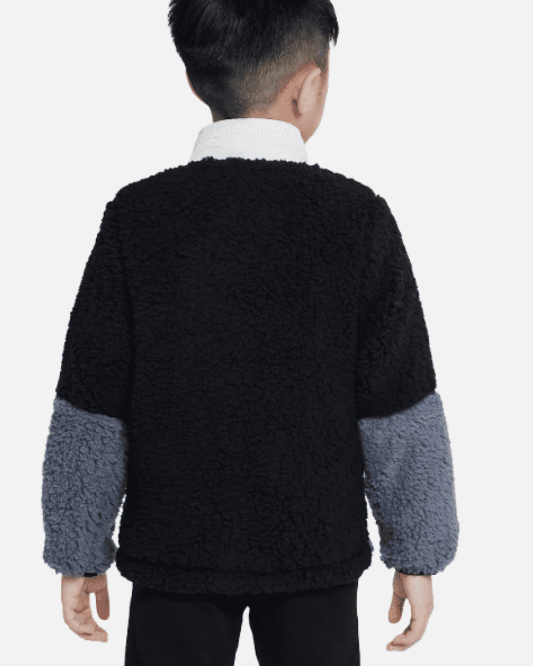 Giacca Nike Sherpa Bambini Nero Grigio Footkorner