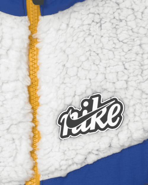 Nike Sherpa Weste Kinder – Weiß/Blau - Footkorner