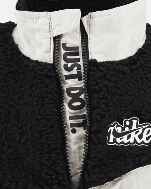Gilet Nike Sherpa Bambini - Nero/Grigio - Footkorner