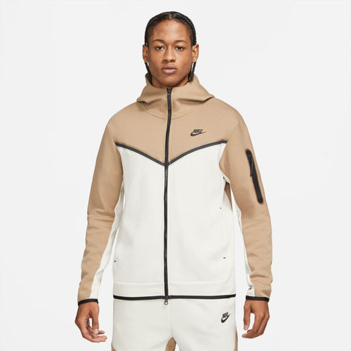 Veste Nike Tech Fleece - Beige/Blanc - Footkorner