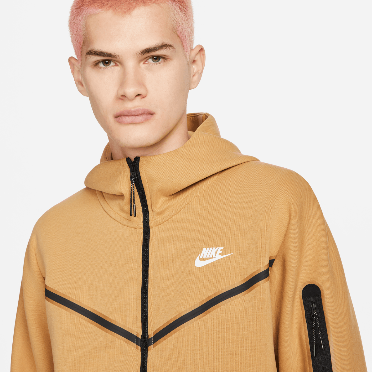FootkornerVeste Nike Tech Fleece - Beige/Noir