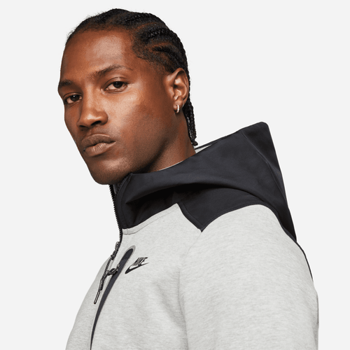 Chaqueta Nike Tech Fleece - Gris/Negro - Footkorner