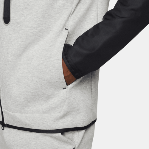 Chaqueta Nike Tech Fleece - Gris/Negro - Footkorner