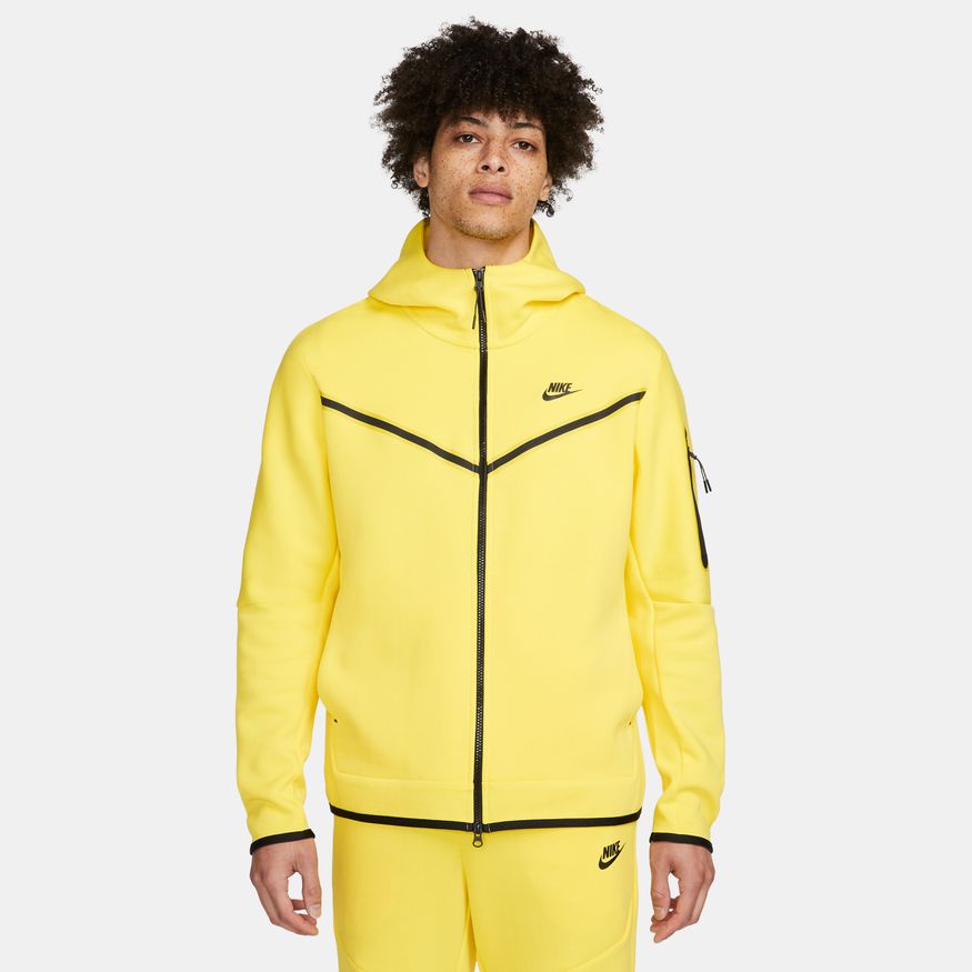 Veste Nike Tech Fleece - Jaune/Noir