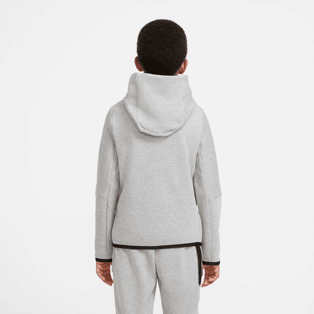 Giacca Nike Tech Fleece Junior - Grigio/Nero