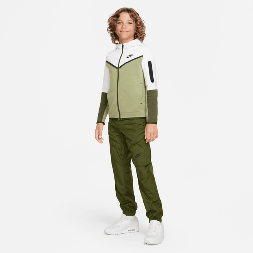 Veste Nike Tech Fleece Junior - Kaki/Blanc/Noir - Footkorner