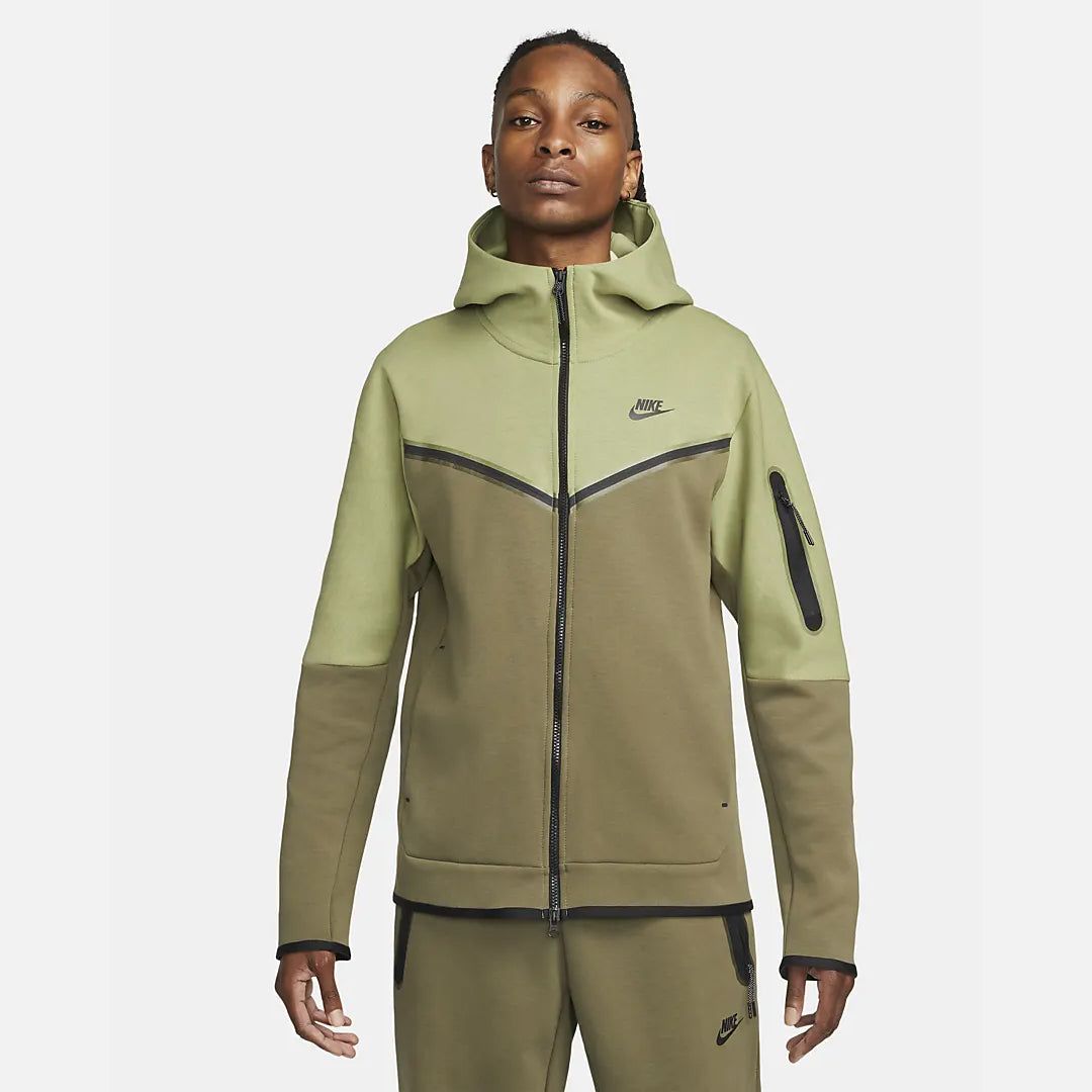 barst vermomming Imperialisme Nike Tech Fleece Jacket - Khaki – Footkorner