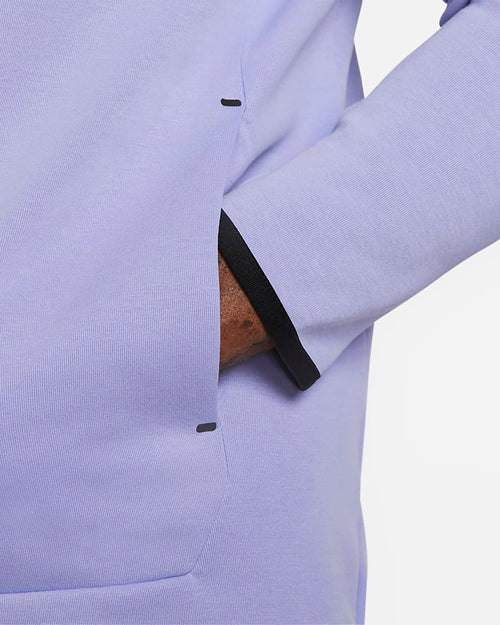 Giacca Nike Tech Fleece - Viola/Nero - Footkorner