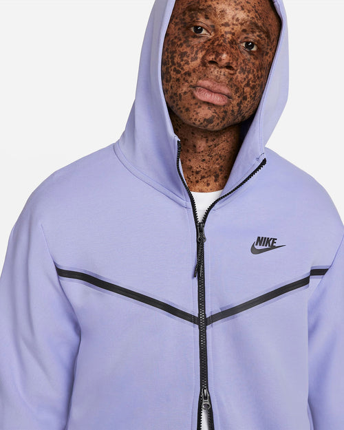 Giacca Nike Tech Fleece - Viola/Nero - Footkorner