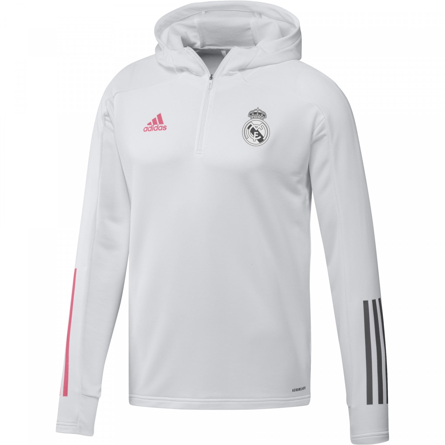 FootkornerSweat à capuche Real Madrid - Blanc/Rose